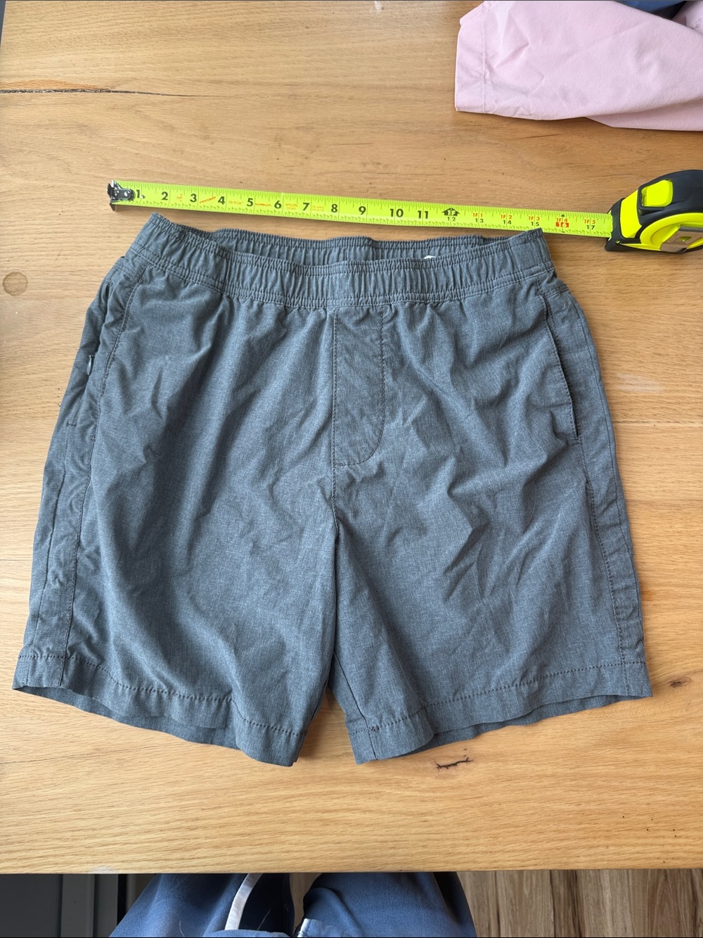 Hollister heather gray shorts with compression